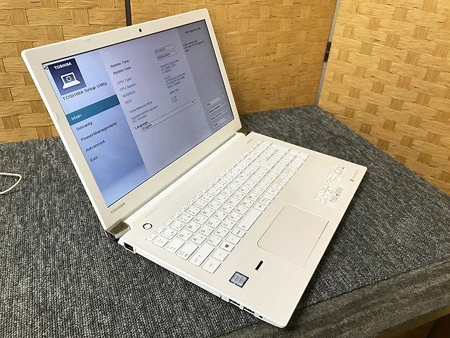 SMG36915相 東芝 ノートPC PT55DWP-BJA2 Core i3-7100U メモリ4GB HDD1TB ジャンク 直接お渡し歓迎_画像1