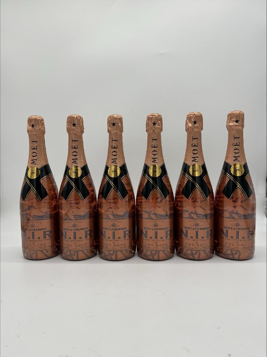 【1円～複数出品中！】モエ・エ・シャンドン ネクターアンぺリアル ロゼ MOET & CHANDON 750ml×6本セット※同梱不可の画像1