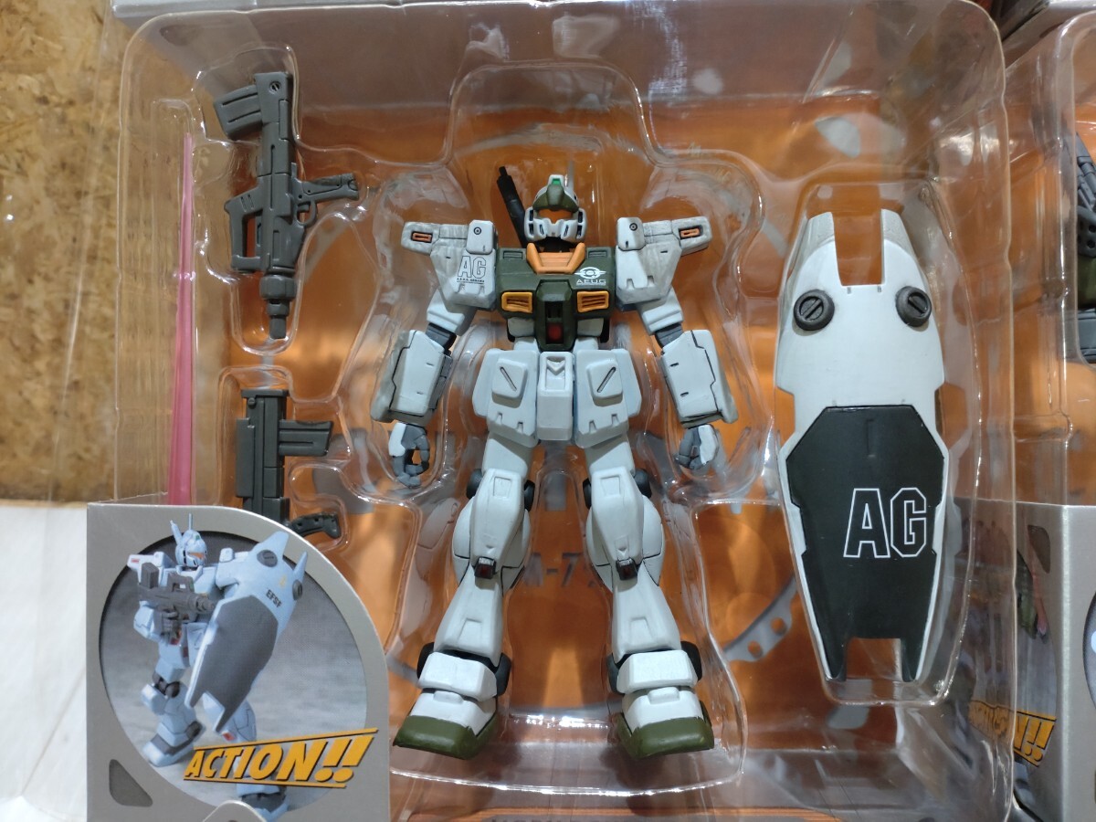 MS IN ACTION 中古リペイント品　ジム・カスタム＆ジム・キャノンⅡ　劇場場Ｚガンダムアーガマ搭載機カラー_画像2