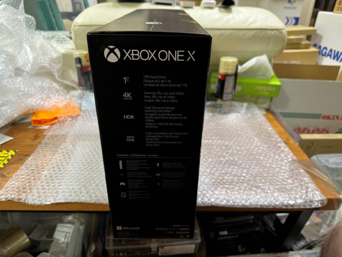 XBOX ONE X 北米本体 スコーピオ限定版 / Scorpio Limited edition 新品未開封 箱痛（大）画像参照 海外 輸入 送料無料 同梱可