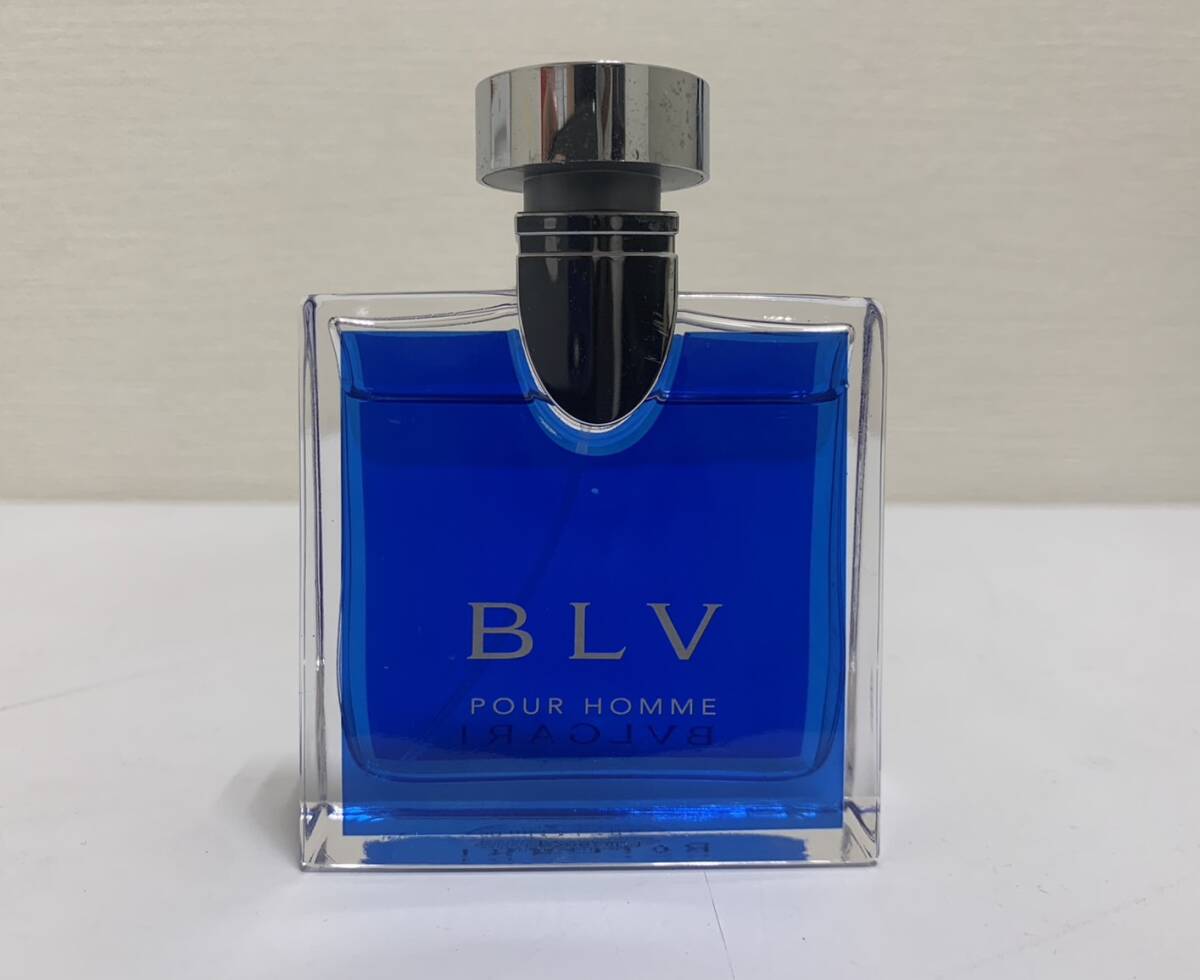【SPM-3459】BVLGARI BLV POUR HOMME 50ml 残9割 香水 ブルガリ _画像1