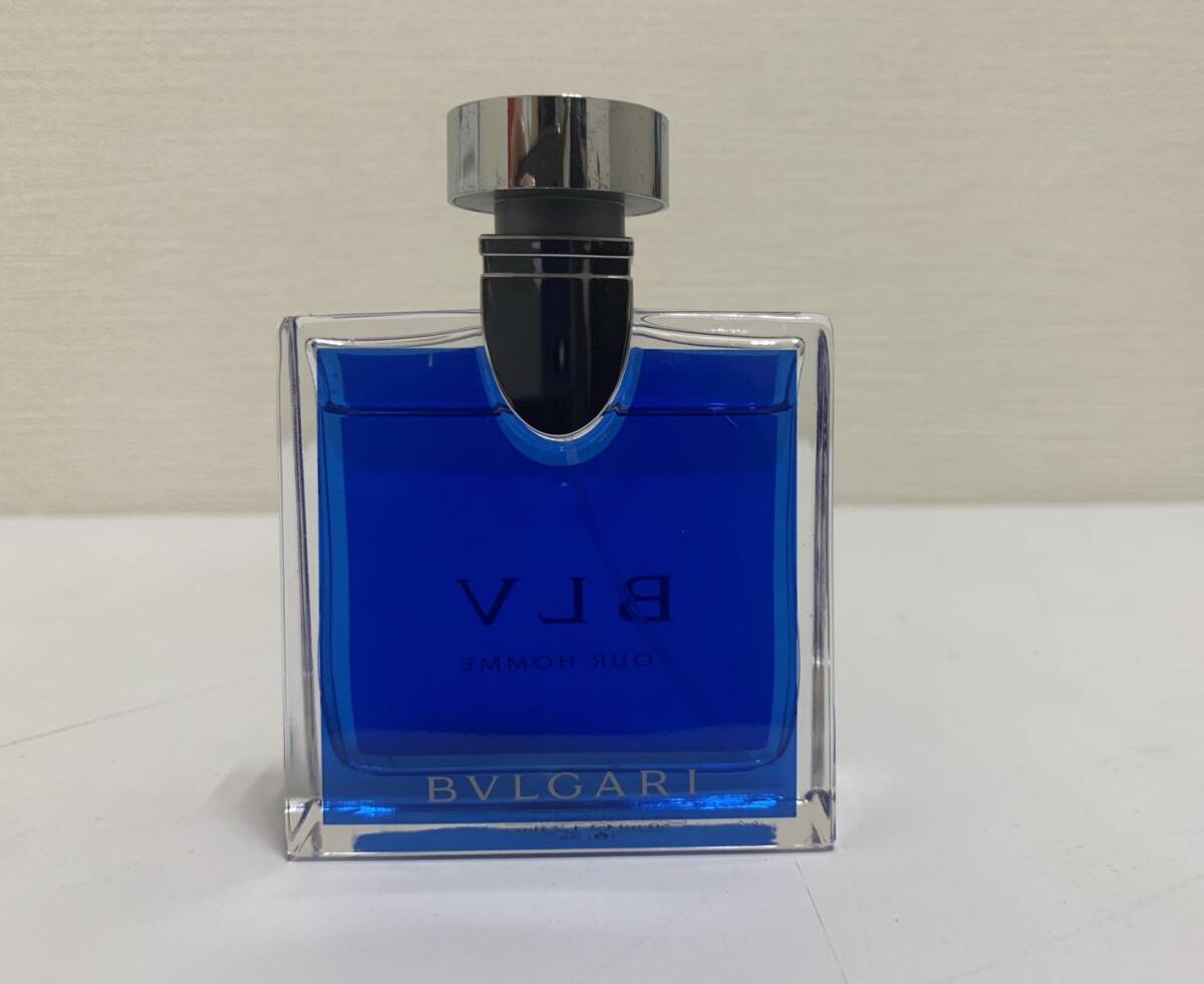 【SPM-3459】BVLGARI BLV POUR HOMME 50ml 残9割 香水 ブルガリ _画像2