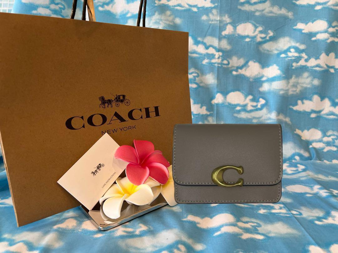 COACH チャコール 名刺入れ カードケース