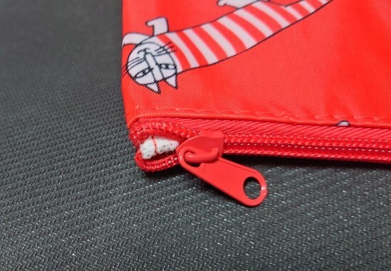 新品未使用 リサラーソン マイキー 赤いトートバッグ スーツケース装着可能 大容量 トラベルバッグ 旅行の画像5