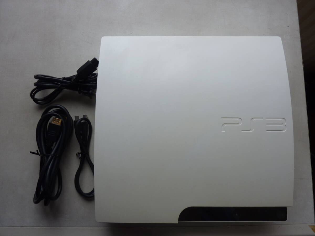 ソニー製 PS3 本体 クラシック・ホワイト（CECH-2500B 320GB)本体と付属品付きの簡易動作確認済みのジャンク扱い品です。