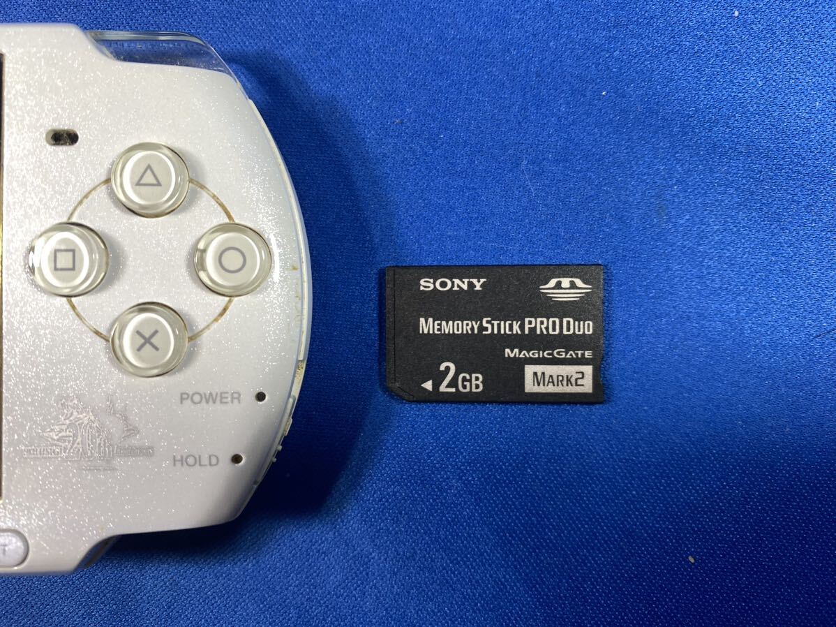 送料込み 中古品 PSP 3000 本体 ディシディア ファイナルファンタジー FF20th アニバーサリーリミテッド SONY 2GB メモリ付の画像5