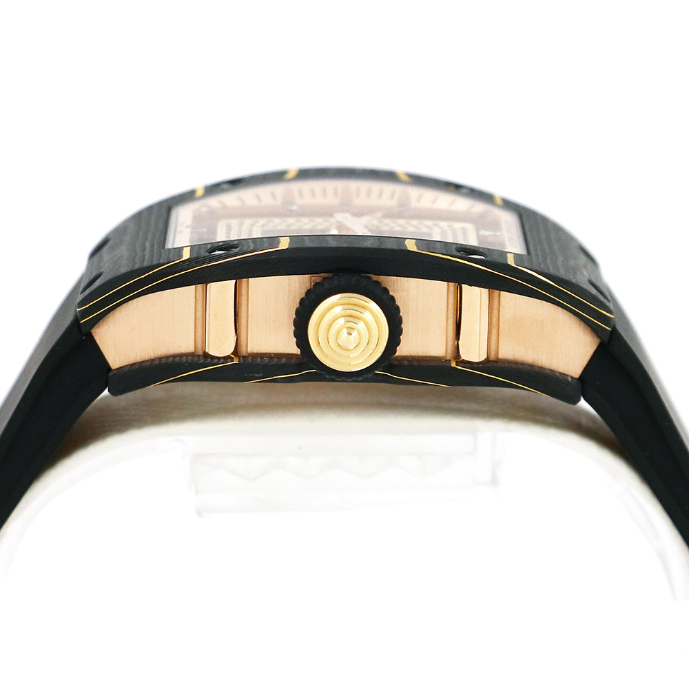 li car -ru Mill (RICHARD MILLE)RM 07-01 Gold carbon TPT wristwatch lady's 