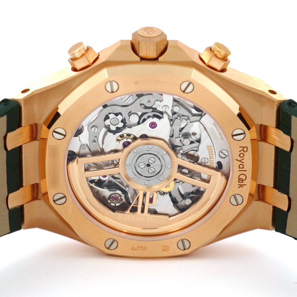 オーデマピゲ（AUDEMARS PIGUET）ロイヤルオーク クロノグラフ 41mm 26240OR.OO.D404CR.02 グリーンダイヤル 18KPG 腕時計 新品