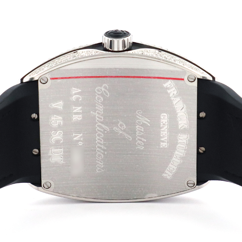 フランクミュラー（FRANCK MULLER）ヴァンガード V45 SC DT ダイヤモンド ステンレススティール 腕時計 メンズ 新品の画像9