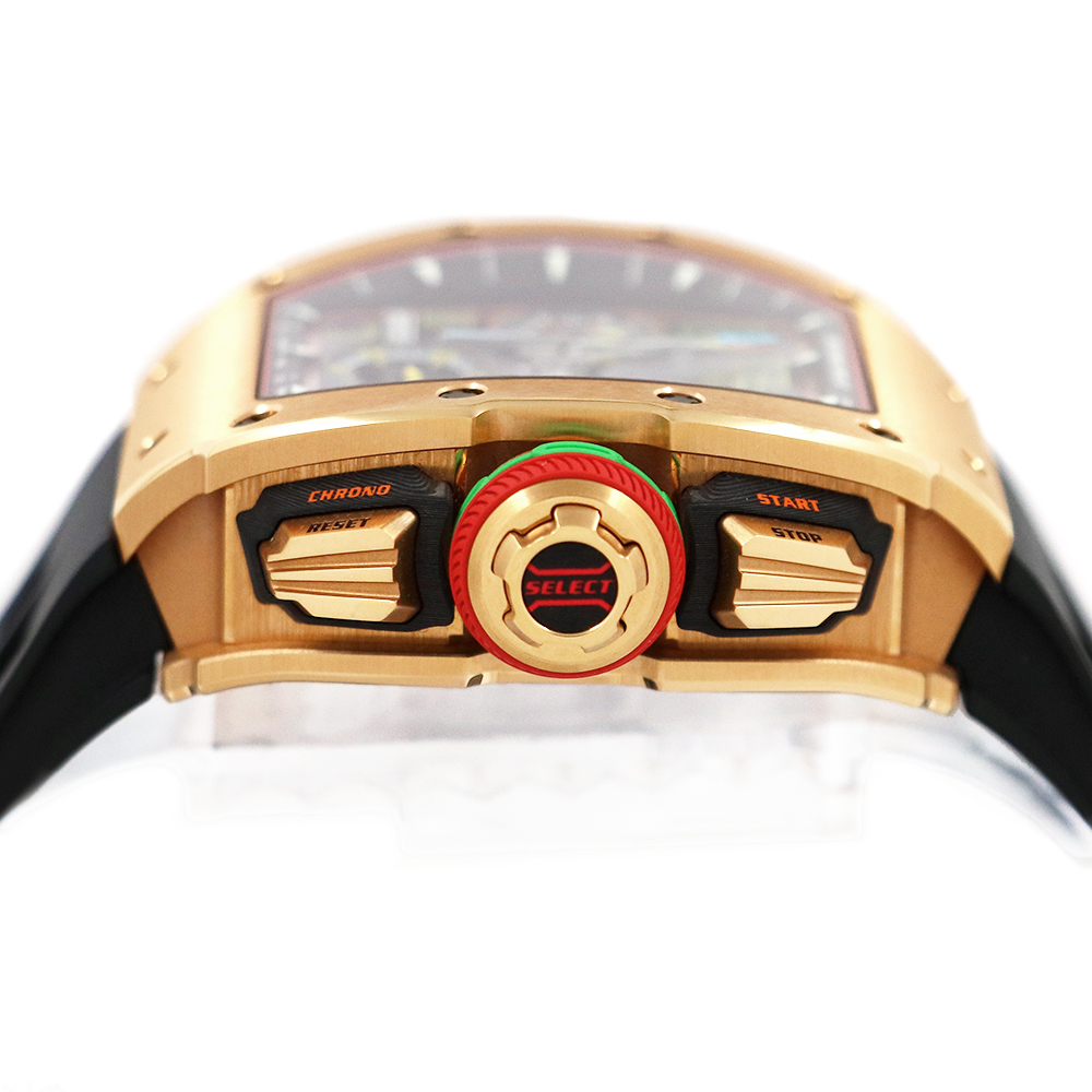 リシャールミル（RICHARD MILLE）RM65-01 RG オートマティック スプリットセコンド クロノグラフ 18Kレッドゴールド 腕時計 メンズ