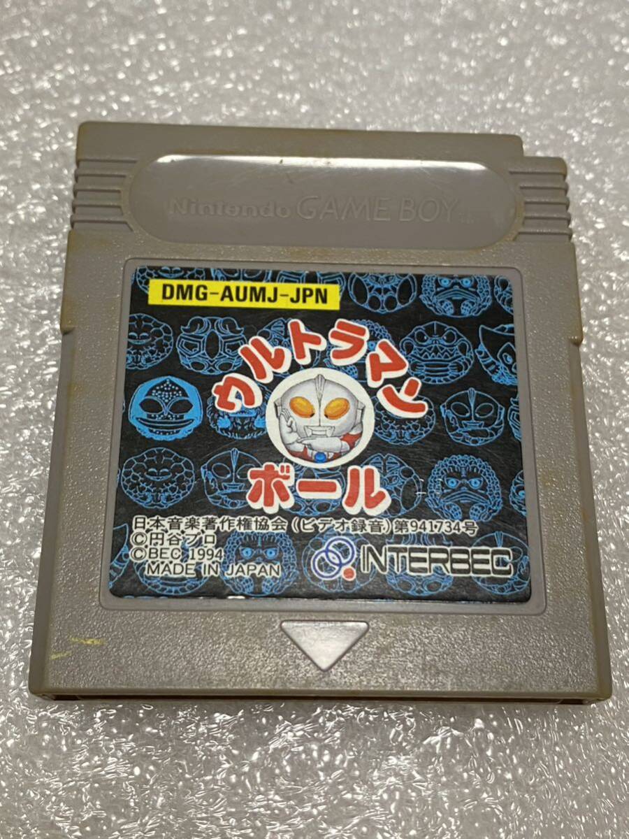 動作品ゲームボーイソフト ウルトラマンボール 円谷プロの画像1