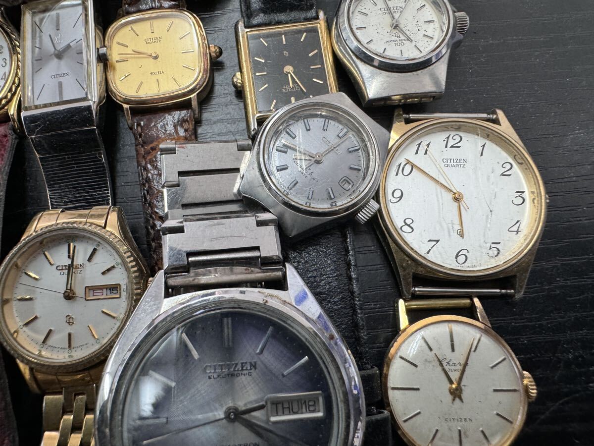 ★60サイズ CITIZEN シチズン 腕時計 時計 アクセサリー 大量 まとめ売り まとめ 動作未確認 ジャンク品 TIA_画像4