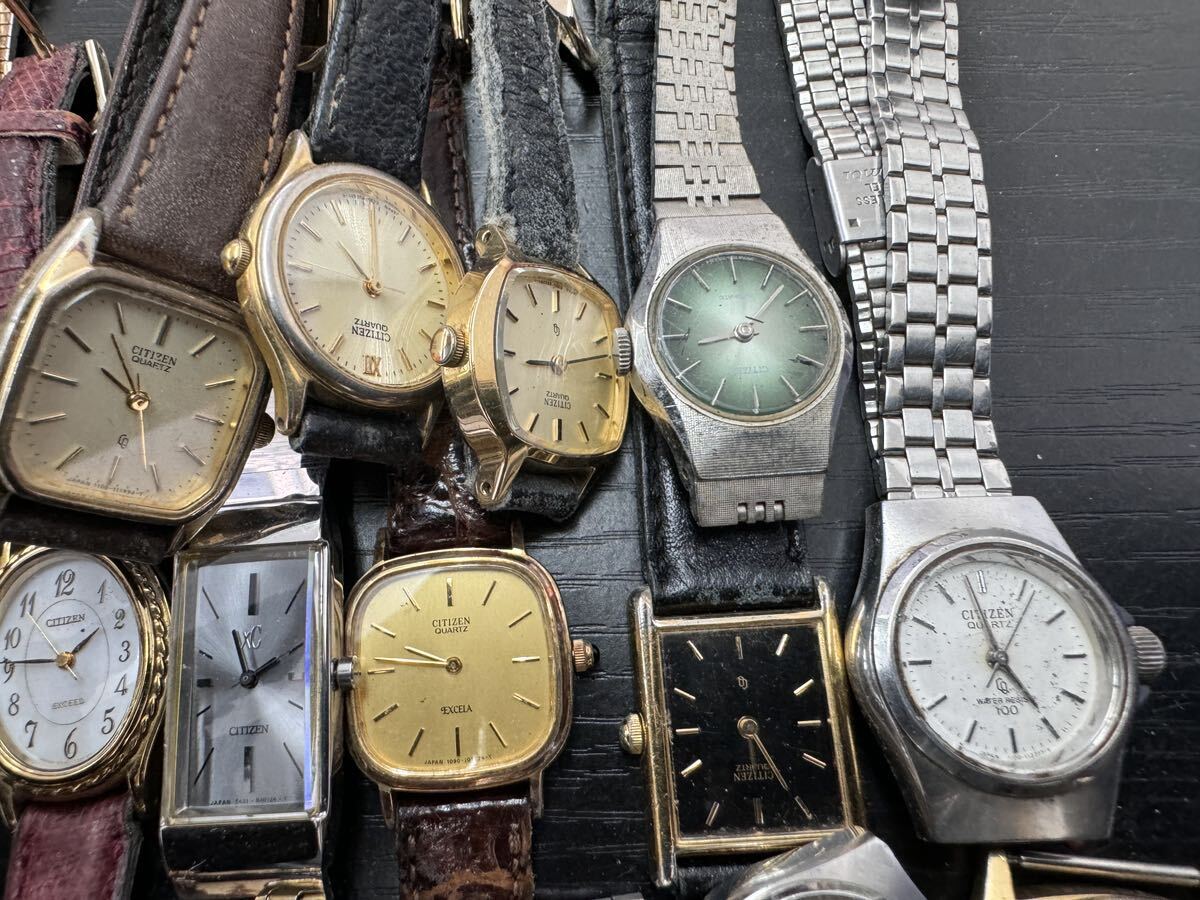 ★60サイズ CITIZEN シチズン 腕時計 時計 アクセサリー 大量 まとめ売り まとめ 動作未確認 ジャンク品 TIA_画像3