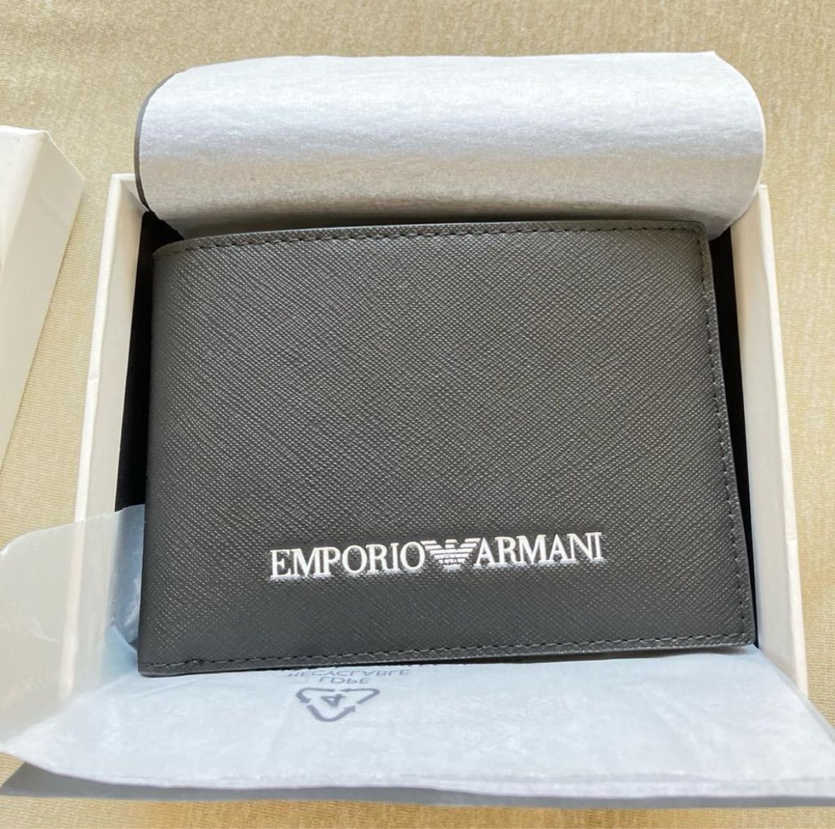 新品エンポリオ アルマーニ 財布 二つ折り財布 EMPORIO ARMANI