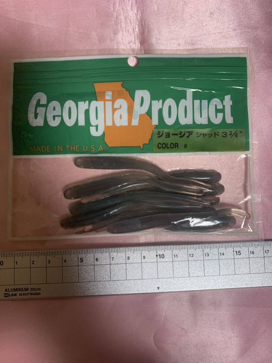 Georgia Product ジョージア　シャッド33/4 ３個セット　ストレートワーム　新品_画像3