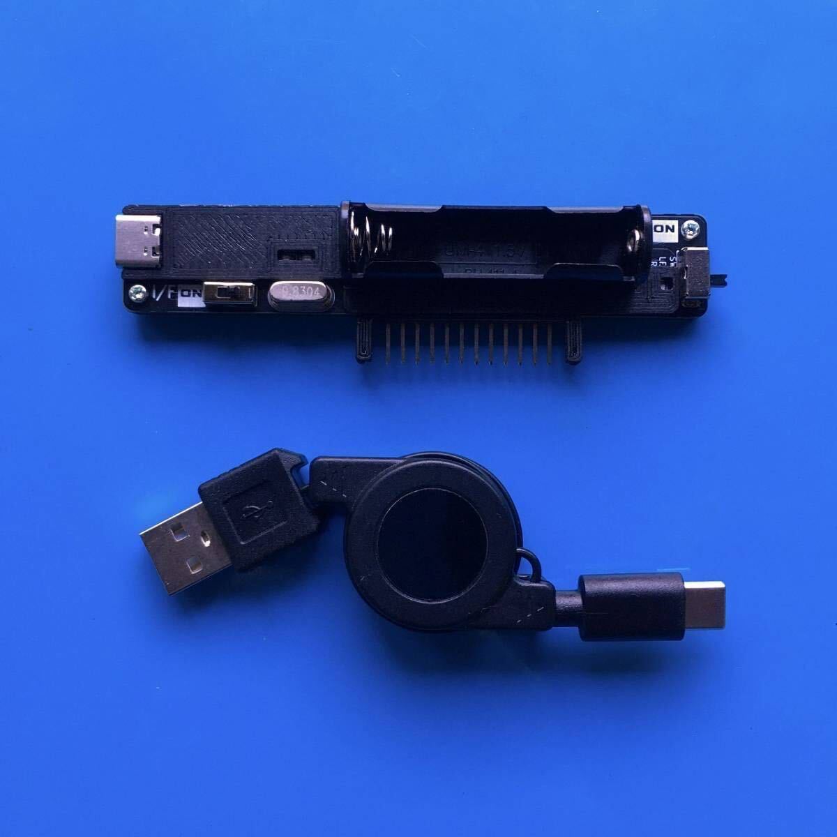 CASIO PB-100シリーズ用 USBプログラム転送機能＋外部補助電源【単4電池使用】アダプター、USB Type-Cケーブル付き #24-11Lの画像2