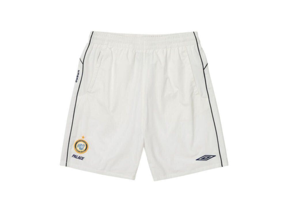 【新品未使用】 24SS 新品 PALACE × UMBRO パレス アンブロ HOME SHORT ショーツ ショートパンツ WHITE S ホワイト 白色 即決早い者勝ち_画像1