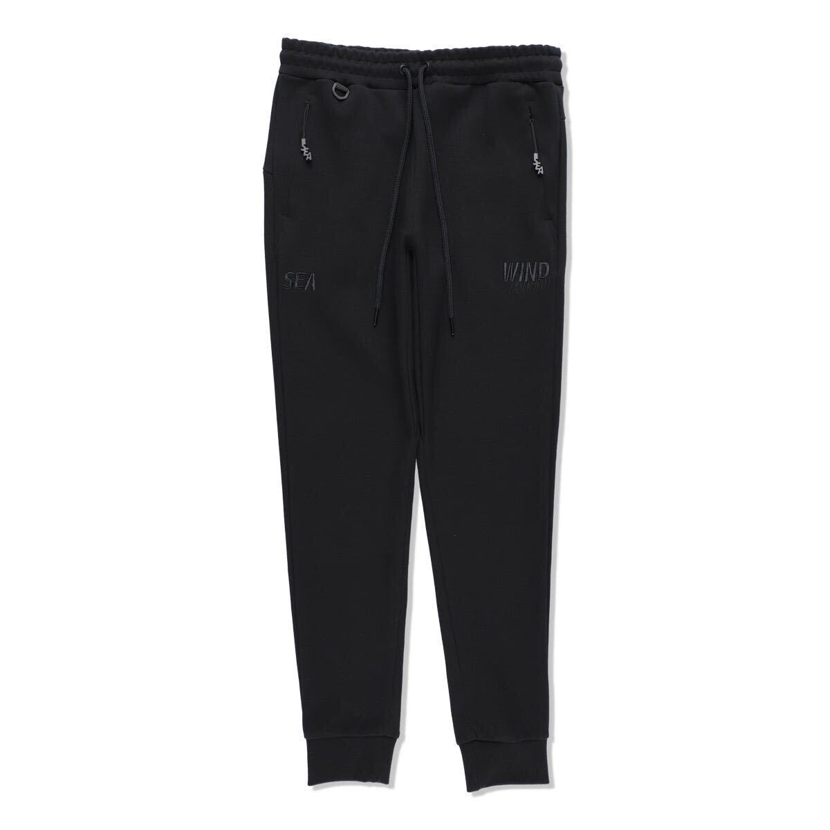 【新品未使用】24SS 新品 WIND AND SEA ウィンダンシー WDS ES TECH FLEECE JOGGER PANTS ジョガーパンツ BLACK S ブラック 即決早い者勝ち