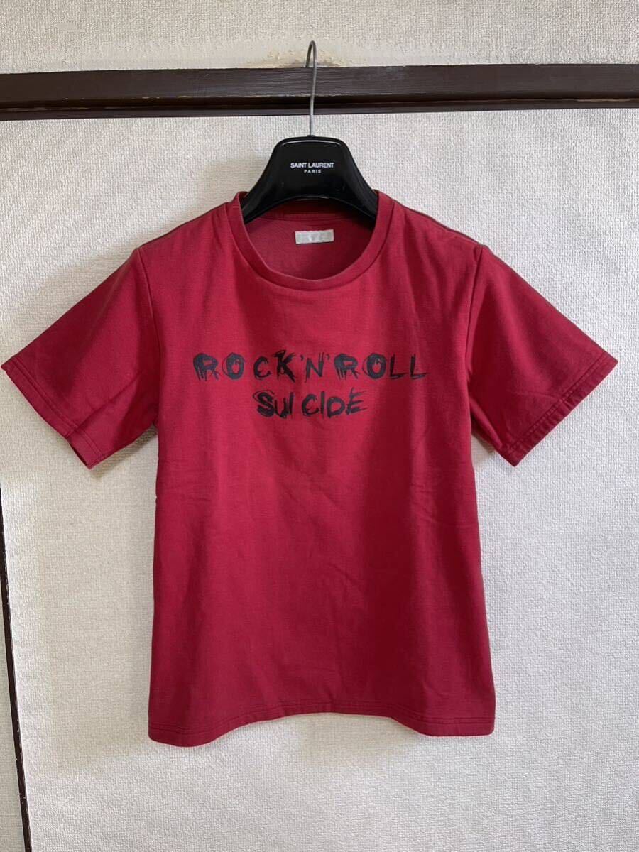 【希少！】【レターパックプラス対応】 NUMBER NINE ナンバーナイン ROCK'N ROLL TEE Tシャツ カットソー RED レッド 赤色_画像3