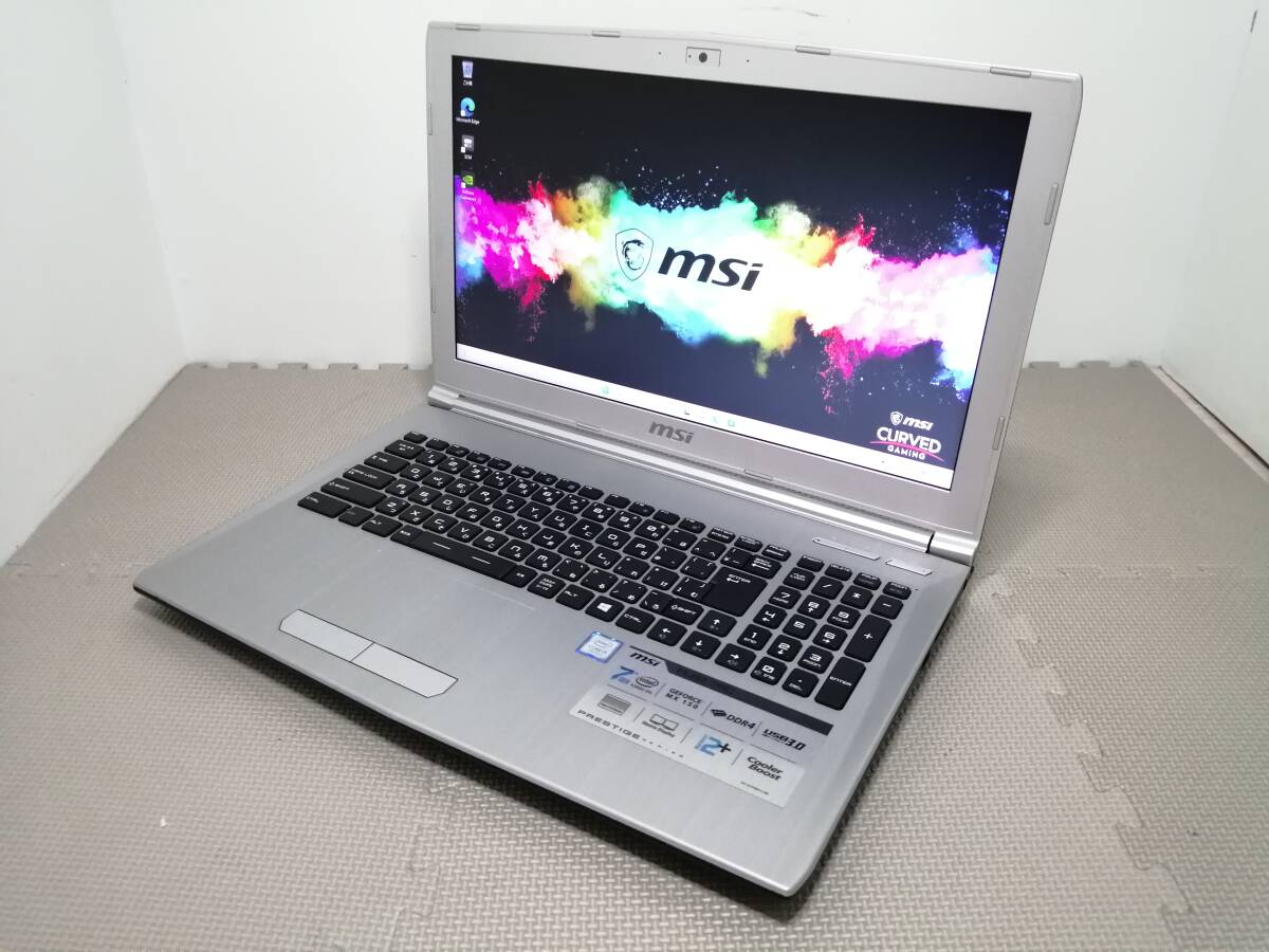 美品♪高速 SSD512GB新品 ゲーミング msi i5-7300HQ NVIDIA MX150 win11Home 8G office2019/15.6インチFULL HD/Bluetoothの画像1