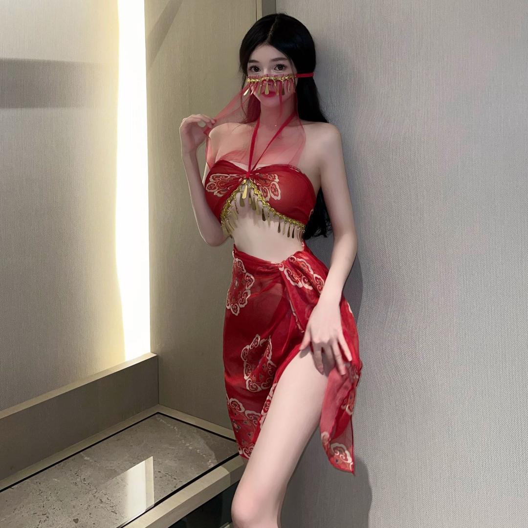 F75 China dress cosplay One-piece sexy . clothes Ran Jerry 