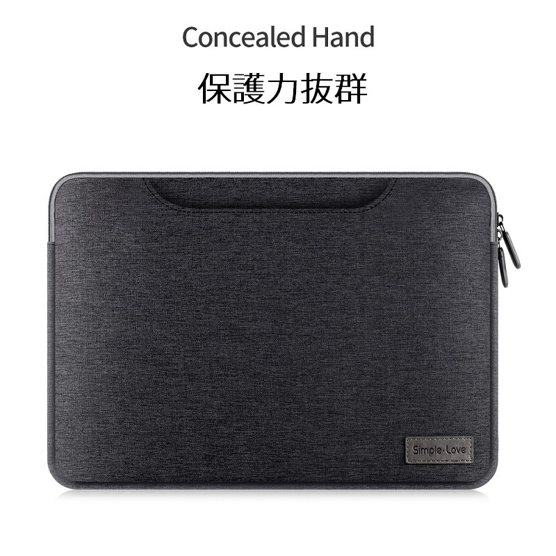 MacBook 13/Air/Pro13インチ用ノートブック、タブレット用 帆布 ポーチ スリーブケース 手提げ付 G500ハンドバッグ 撥水 緑
