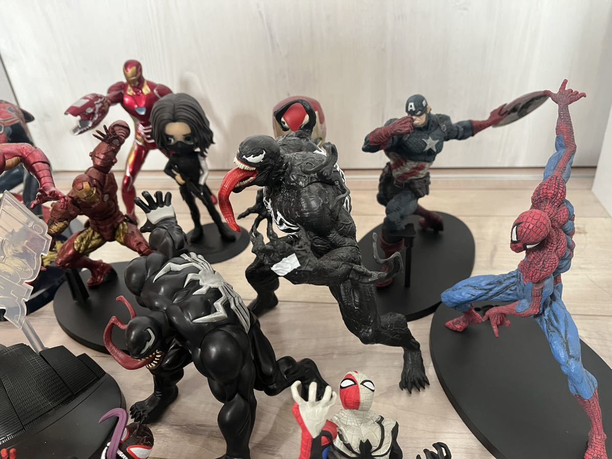 スパイダーマン アイアンマン プレミアム フィギュア ヴェノム ジャンク まとめ 大量 セット_画像4