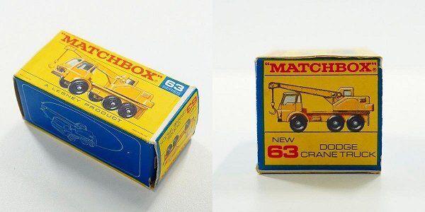 MATCHBOX/マッチボックス No.63 DODGE CRANE TRUCK/ダッジ クレーントラック ミニカー /000_画像10