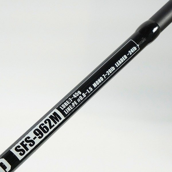 AbuGarcia/アブガルシア 01H22BK SALTY FIELD SFS-962M 2ピース スピニングロッド ルアーロッド 同梱×/160_画像5