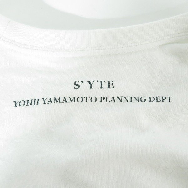 ☆S'YTE/サイト Yohji Yamamoto/ヨウジヤマモト Moment When a Flower Looks Beautiful Tシャツ /LPL_画像3