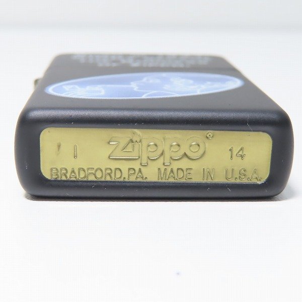 ZIPPO/ジッポー BORN IN 1937,WINDY BECAME THE GODDESS OF ZIPPO マット加工 2014年製 /LPL_画像3