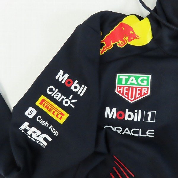 ☆CASTORE/カストーレ 2023 ORACLE オラクル RedBull レーシング ホンダ プルオーバー フーディー M /000_画像7