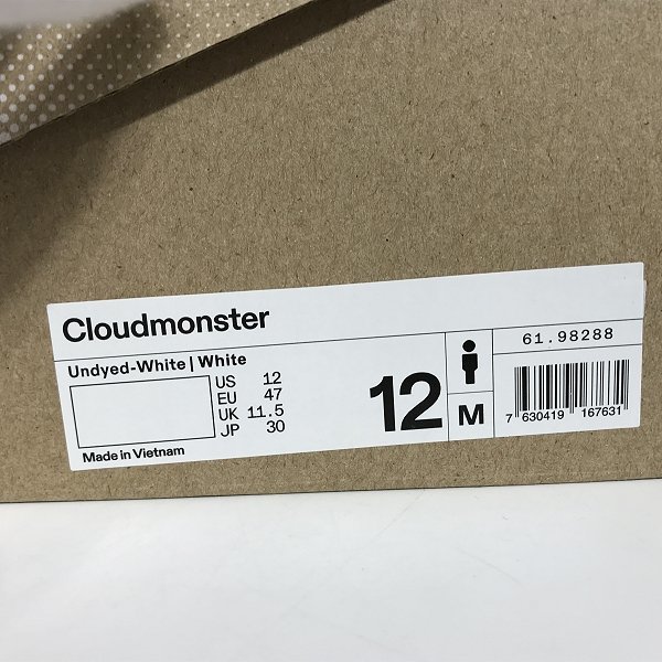 On/オン Cloudmonster/クラウドモンスター スニーカー 61.98288/30.0 /080_画像10