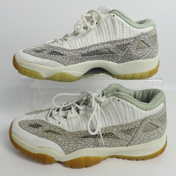 【観賞用】NIKE/ナイキ AIR JORDAN 11 LOW I.E. OG エアジョーダン11 130270-101/27.5 /080_画像4