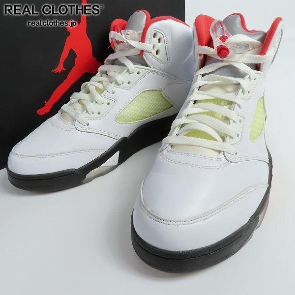 NIKE/ナイキ AIR JORDAN 5 RETRO OG FIRE RED エアジョーダン5 DA1911-102/29 /080_詳細な状態は商品説明内をご確認ください。