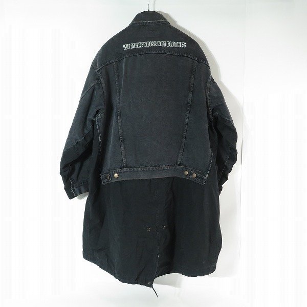 ☆UNDERCOVER×Levis/アンダーカバー×リーバイス HYBRID TRACKER MODS COAT 再構築モッズコート A5223 0001/XL /080_画像2