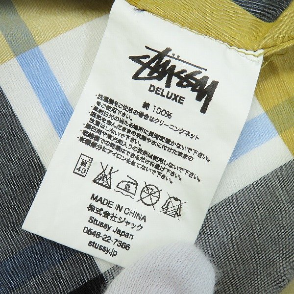 ☆STUSSY DELUXE/ステューシーデラックス 半袖シャツ 胸ポケット マスタード S /LPL_画像7