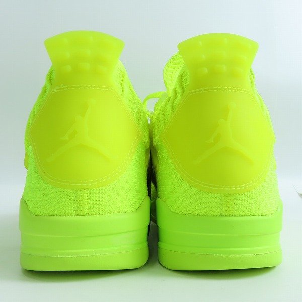 【未使用】NIKE/ナイキ AIR JORDAN 4 FLYKNIT VOLT/エアジョーダン 4 レトロ フライニット ボルト AQ3559-700/28.0 /080_画像2