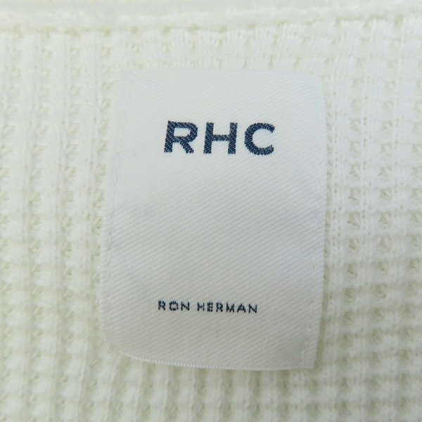 ☆RHC Ron Herman/アールエイチシーロンハーマン ウール サーマルTシャツ 3520900043/M /060_画像3