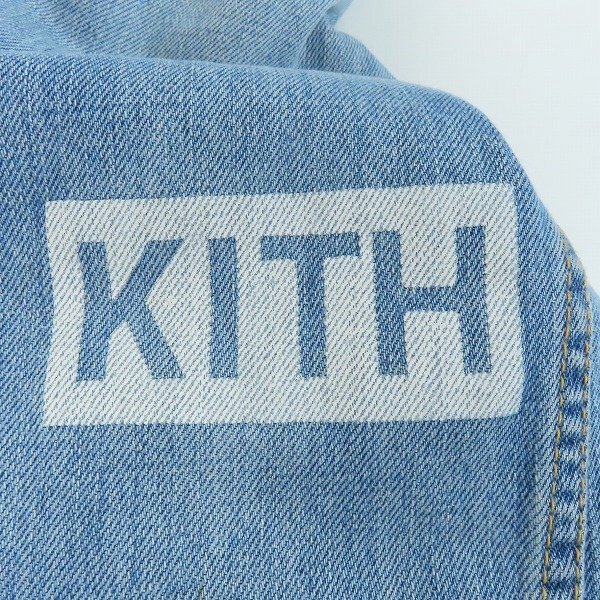 ☆KITH/キス 刺繍デザイン デニムジャケット KH2092-102/XS /060_画像5