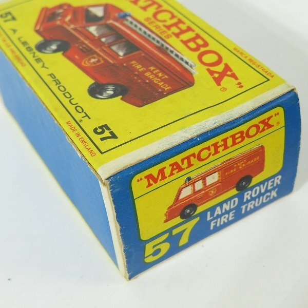 MATCHBOX/マルチボックス No.57 LAND ROVER FIRE TRUCK/ランドローバーファイヤートラック/消防車 ミニカー /000_画像10
