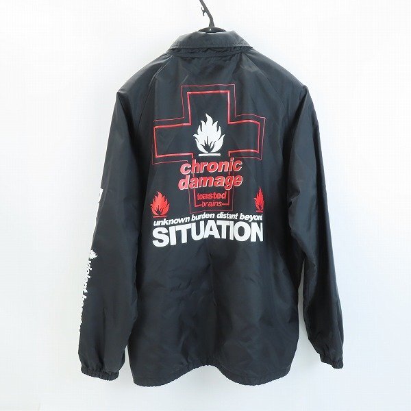 ☆Siant michael/セントマイケル 23SS COACH JACKET コーチジャケットUNKNOWN SM-S23-0000-066/M /060_画像2