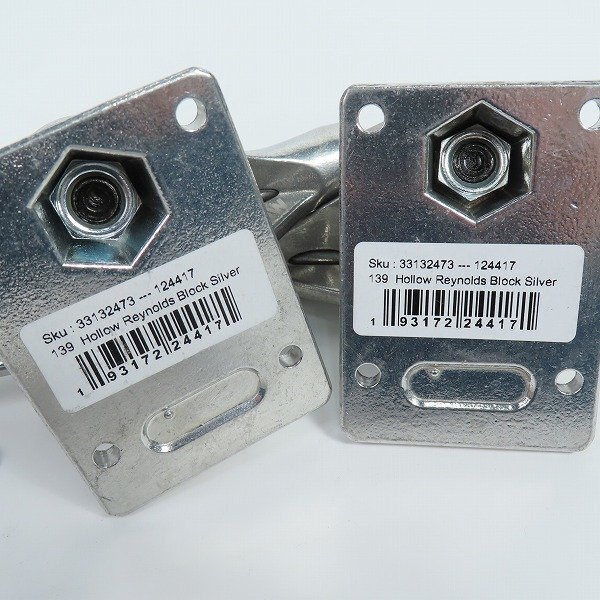 (3)【未使用】INDEPENDENT/インディペンデント 139 Hollow Reynolds Block Silver MID TRUCKS スケートボード トラック /000の画像5