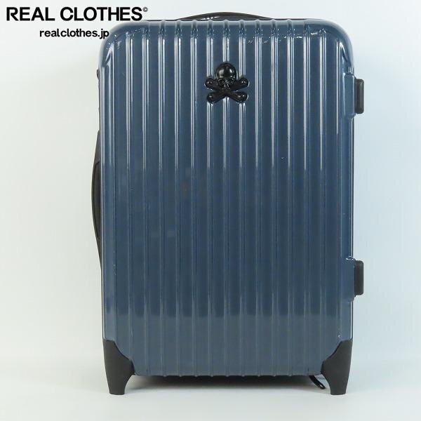 【難あり】Roen/ロエン スーツケース ネイビー 同梱×/D4X_詳細な状態は商品説明内をご確認ください。