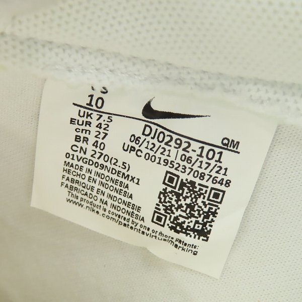 【未使用】NIKE/ナイキ WMNS BLAZER PLATFOAM/ブレーザー ロー プラットフォーム DJ0292-101 /27 /080_画像6