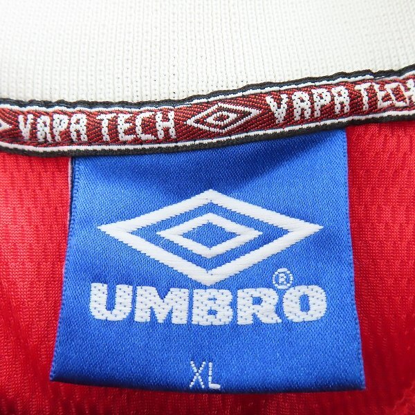 ☆UMBRO/アンブロ 97-00 チャンピオンズリーグ マンチェスターユナイテッド ユニフォーム/XL /LPL_画像3