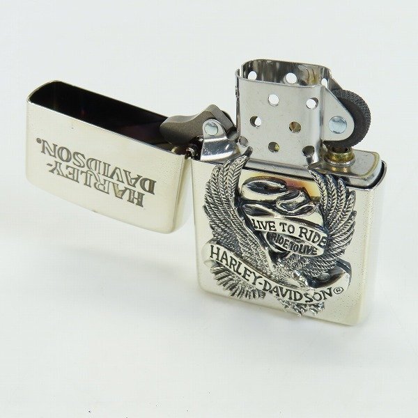 ZIPPO/ジッポー HARLEY DAVIDSON/ハーレーダビットソン ビッグメタル/メタル貼り 2022年製 /LPL_画像7