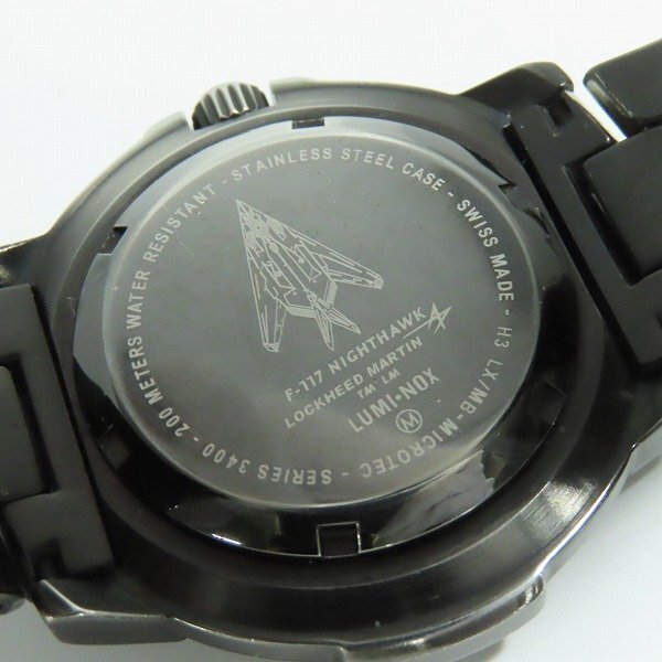 LUMINOX/ルミノックス F-117 Nighthawk SERIES ルミノックスナイトホーク/3400-200 /000の画像5