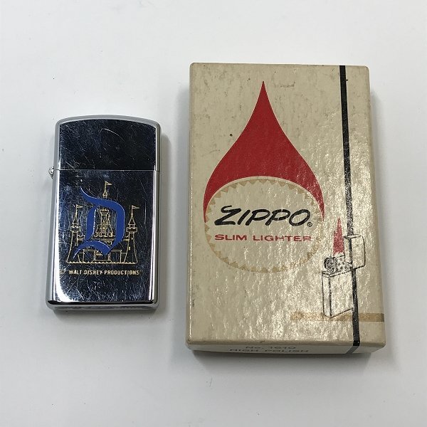 Zippo/ジッポー ヴィンテージ/ビンテージ ウォルトディズニーワールド/シンデレラ城/スリム 75年製 /LPL_画像9