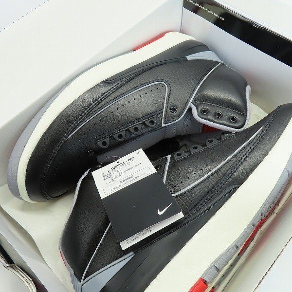 【未使用】NIKE/ナイキ AIR JORDAN 2 RETRO/エア ジョーダン 2 レトロ ブラックセメント DR8884-001/29.0 /080_画像7